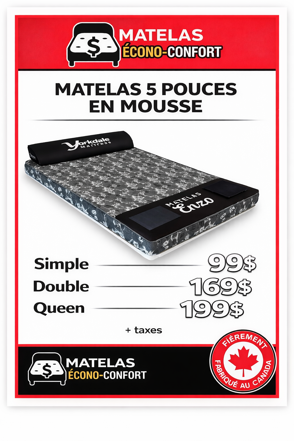 Matelas passe-partout