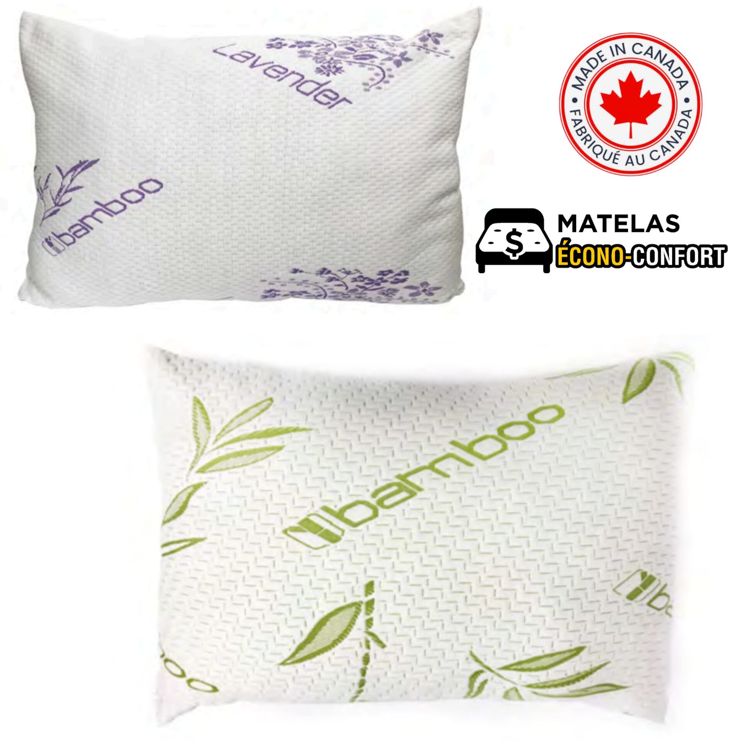 Oreiller Queen en bambou
