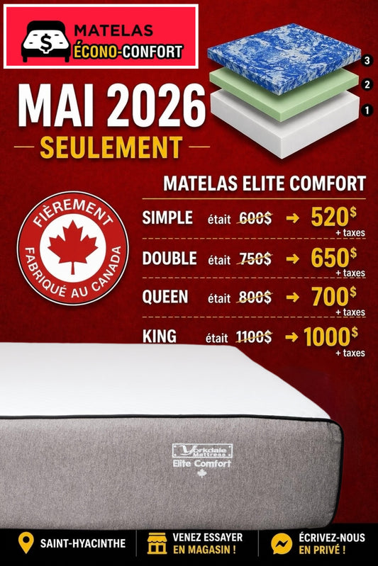 Matelas Élite Confort